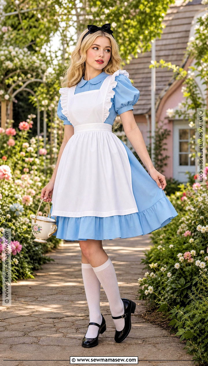 Alice Blue Dress Costume - 30 movie character costumes for females