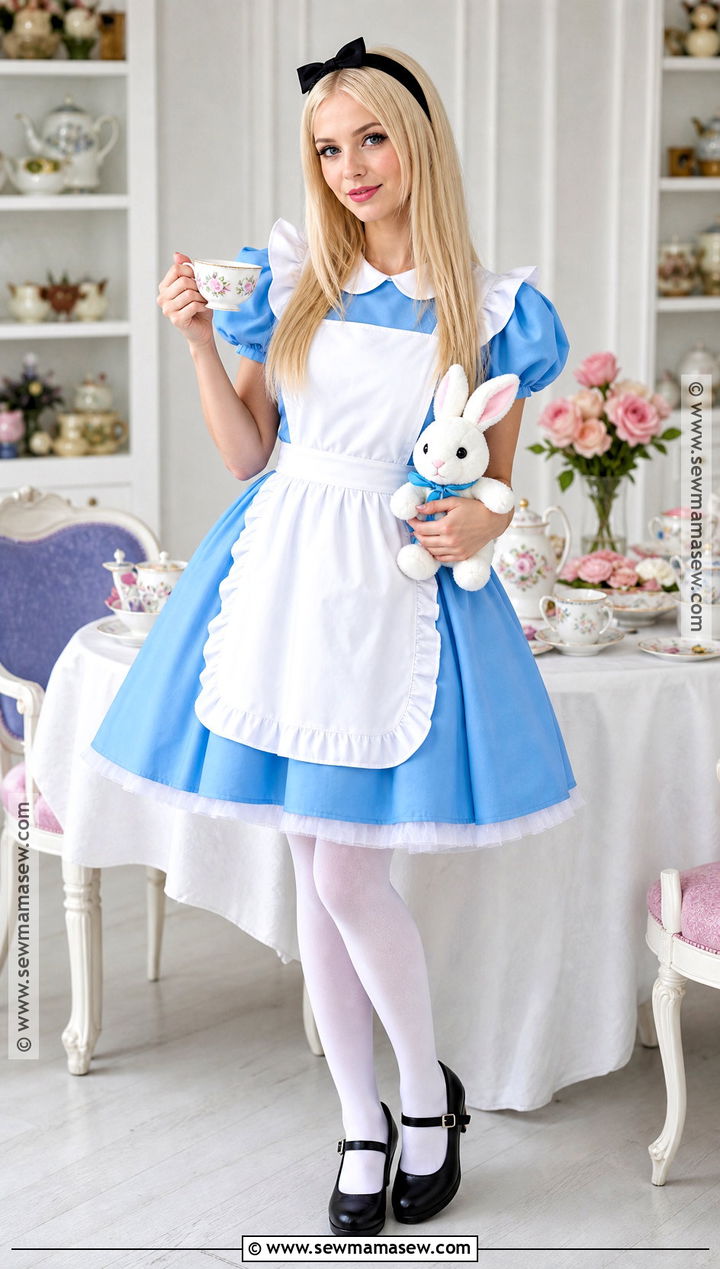 Alice Blue Dress Costume - 35 blonde halloween costume ideas