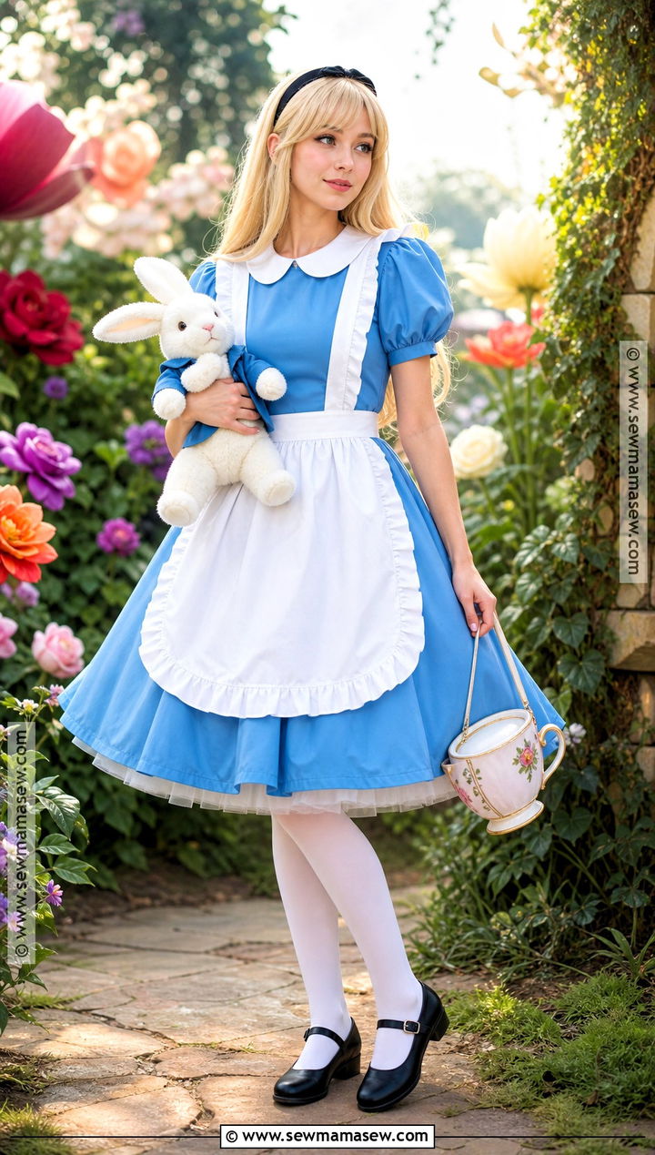 Alice Blue Dress Costume - 35 Movie Characters Costumes
