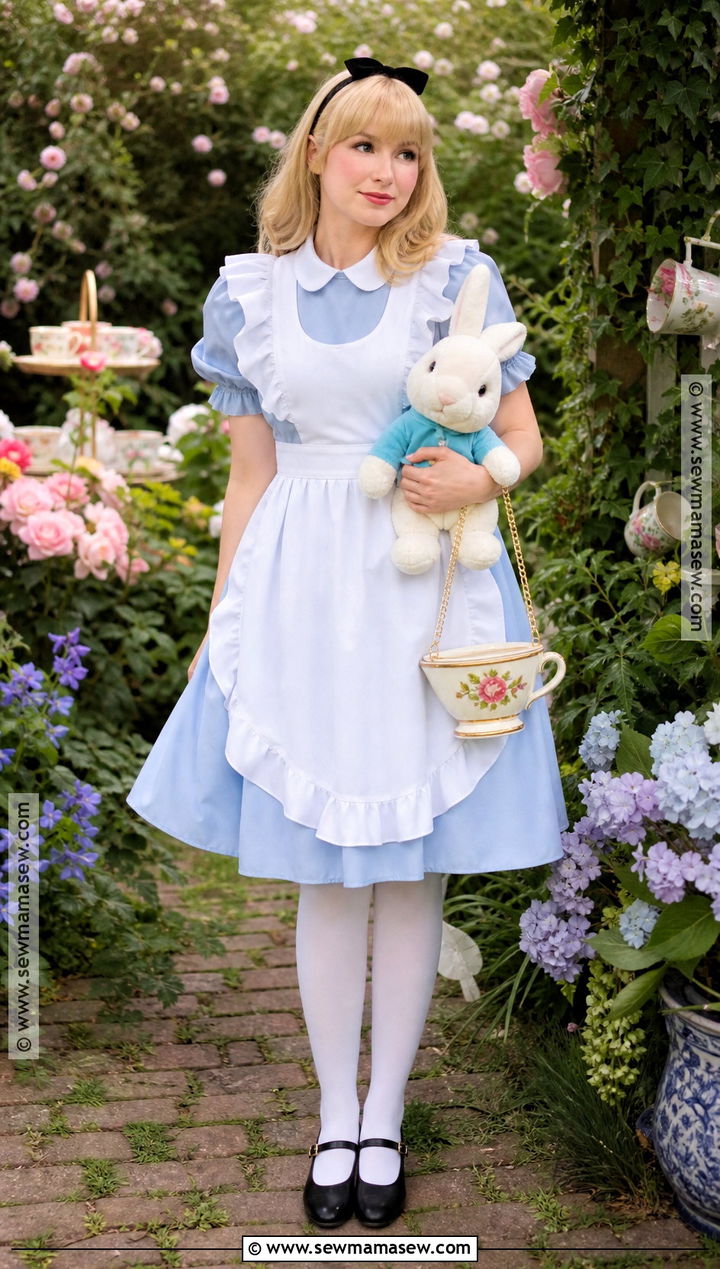 Alice Cosplay With Blue Dress - 30 simple cosplay ideas for women