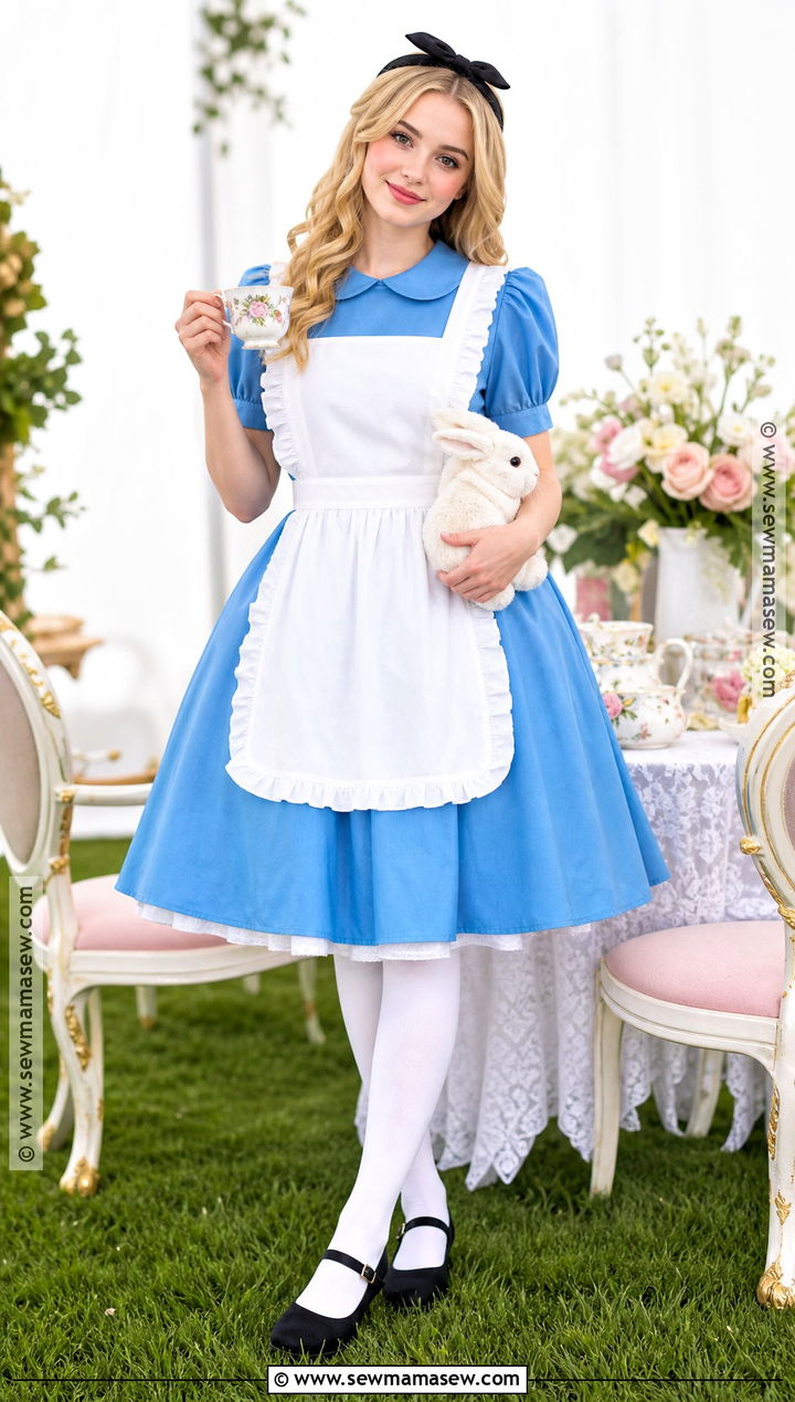 Alice Costume With Blue Dress - 40 costume party ideas