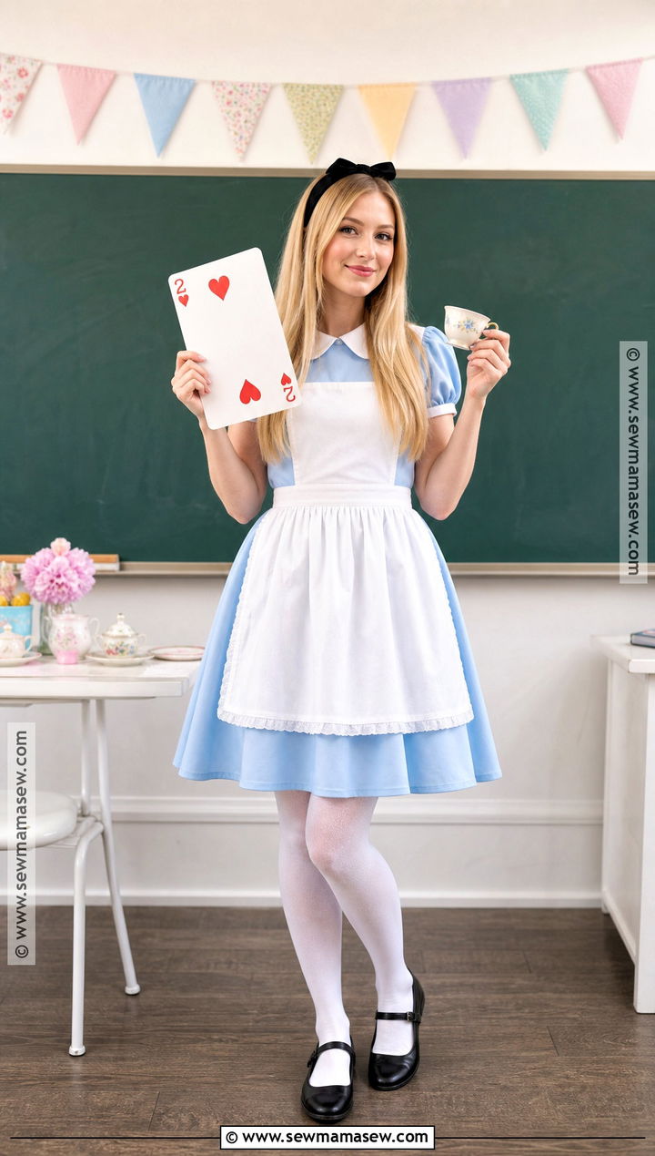 Alice Costume With Blue Dress - 40 world book day costumes for teachers