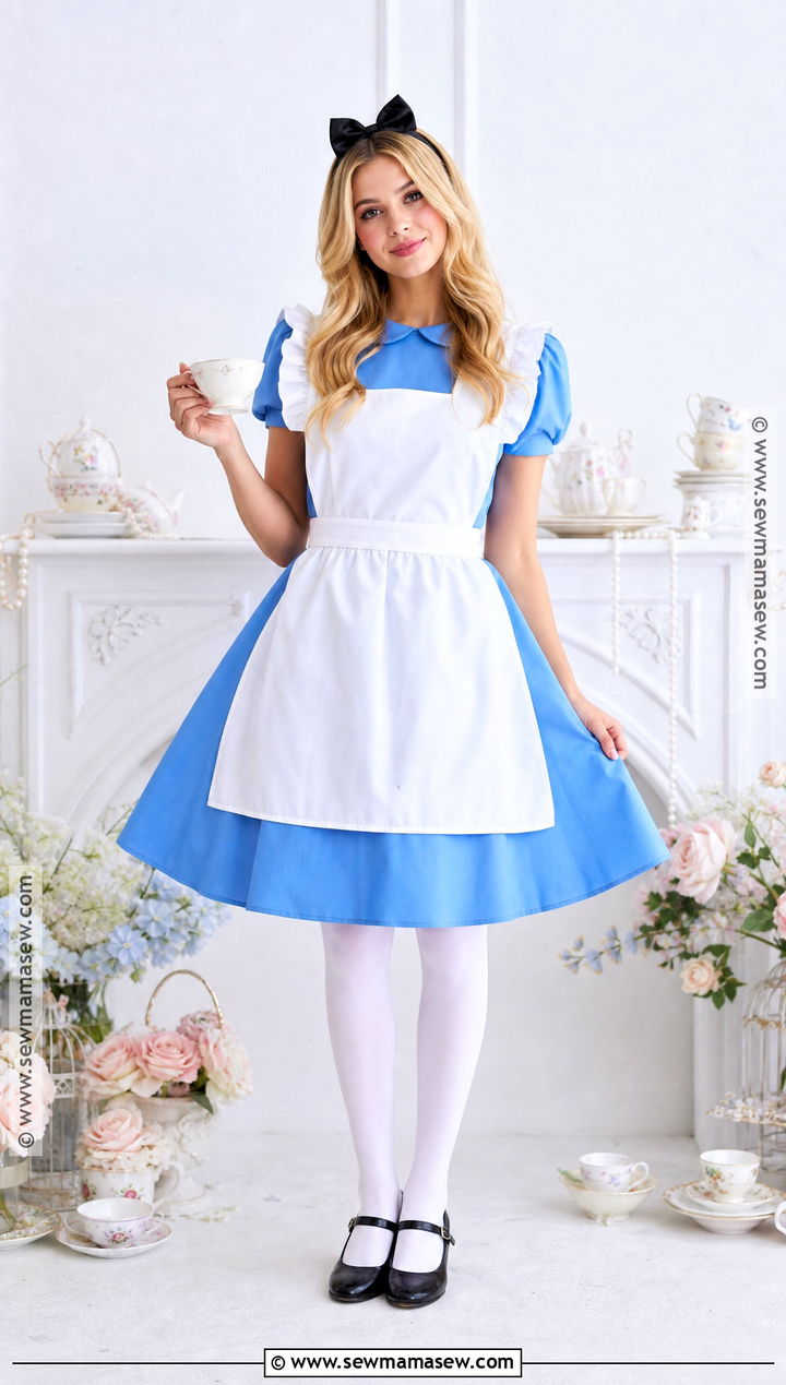 Alice Costume With Blue Dress - 50 cute halloween costumes