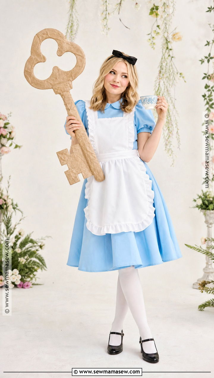 Alice Costume With Blue Dress - 50 halloween costumes ideas