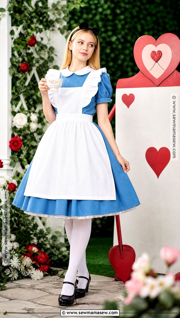 Alice In Wonderland Blue Dress Costume - 30 blue costumes