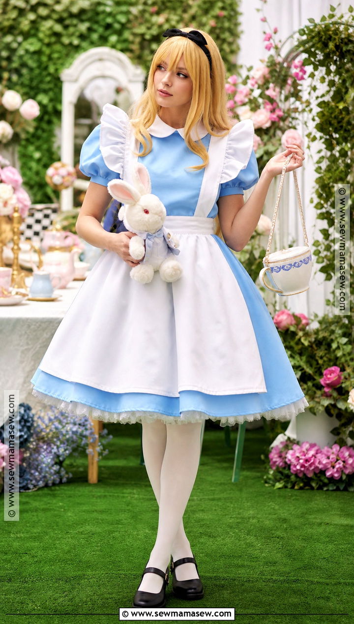Alice In Wonderland Cosplay With Blue Dress - 40 female cosplay ideas