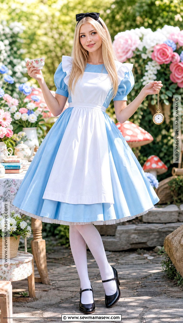 Alice In Wonderland Costume - 30 childhood characters costume ideas