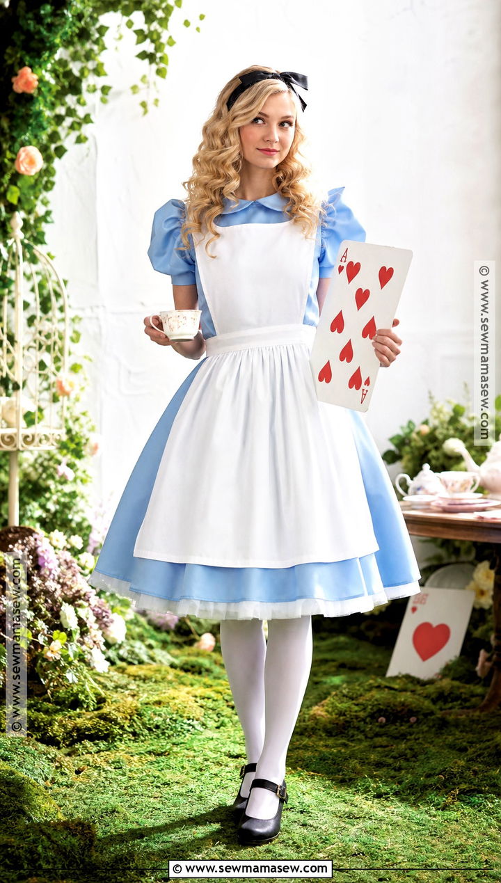 Alice In Wonderland Costume With Blue Dress - 30 Individual Halloween Costumes
