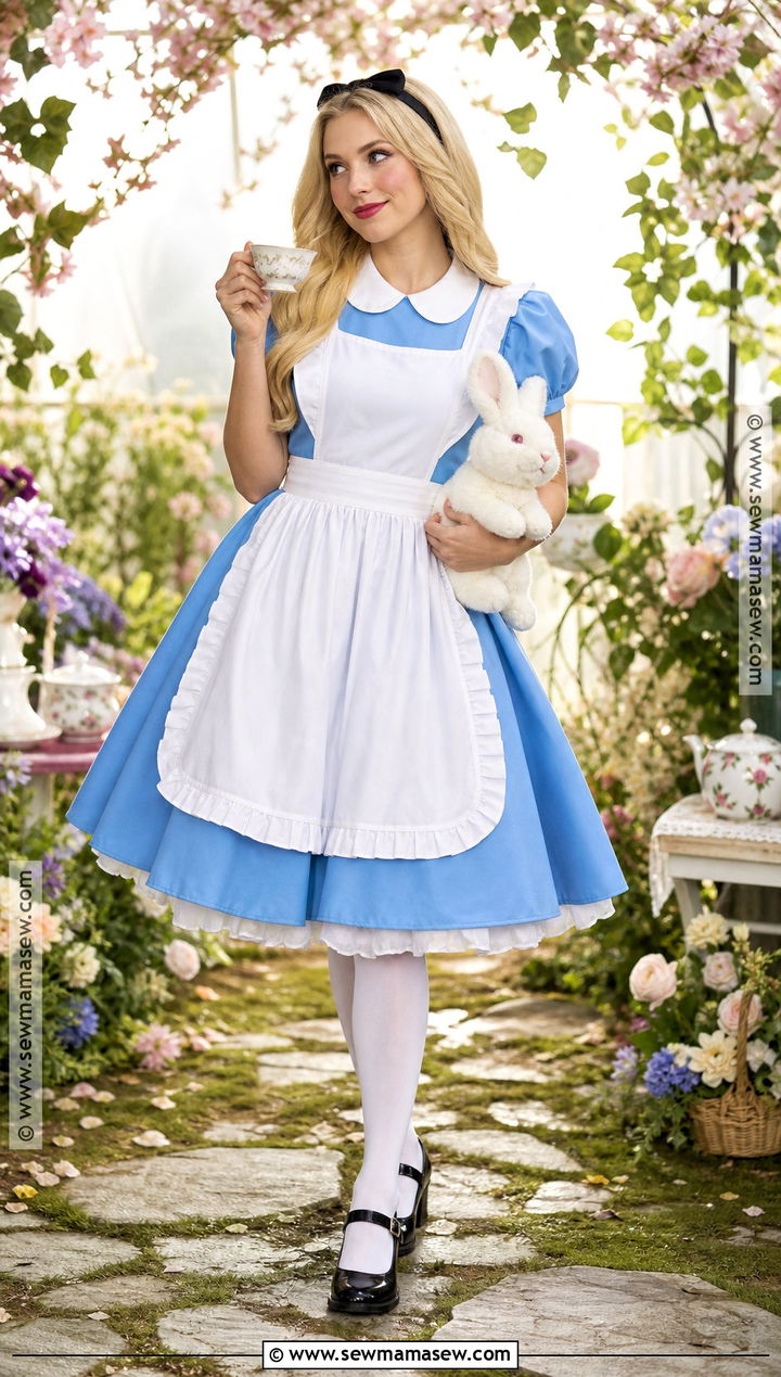 Alice In Wonderland Costume With Blue Dress - 35 costume ideas for women