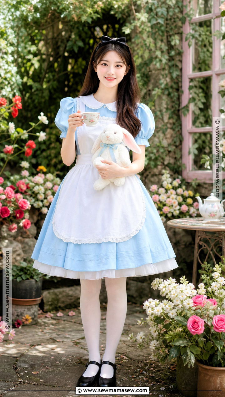 Alice In Wonderland Costume With Blue Dress - 35 halloween costumes teenage girl solo