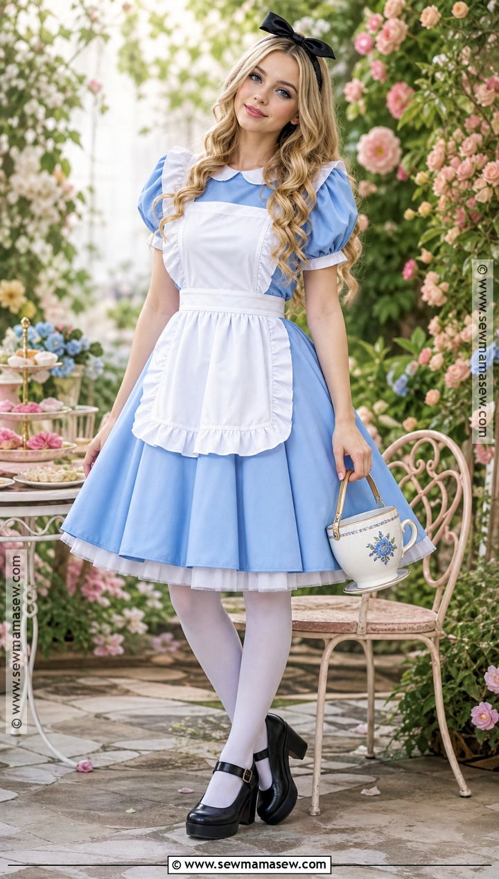 Alice In Wonderland Costume With Blue Dress - 40 halloween costume ideas for girls