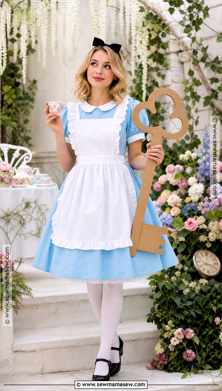 Alice In Wonderland Costume With Blue Dress - 45 costumes ideas