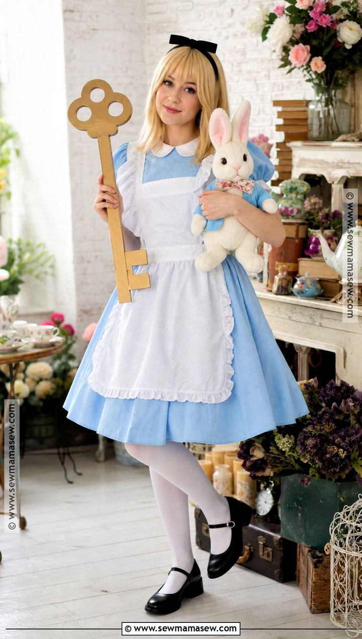 Alice In Wonderland Costume With Blue Dress - 45 women halloween costume ideas
