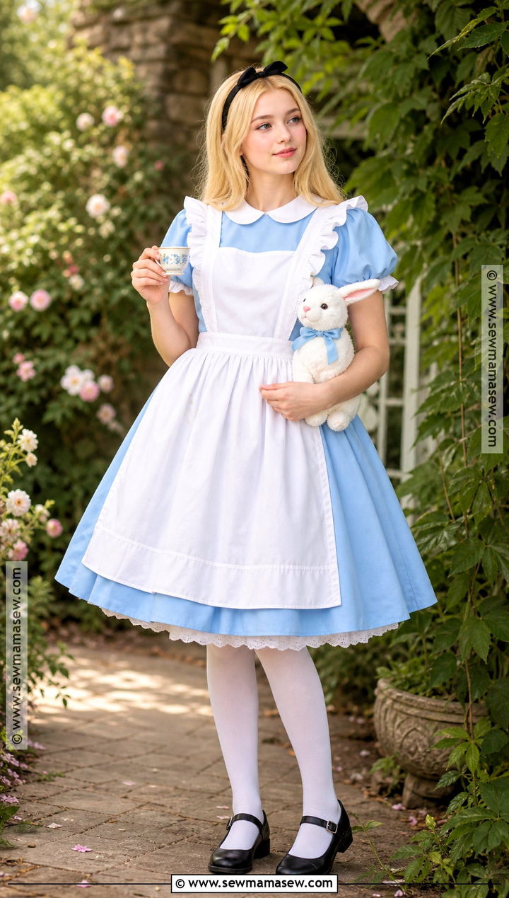 Alice In Wonderland Costume With Blue Dress - 30 character costume ideas