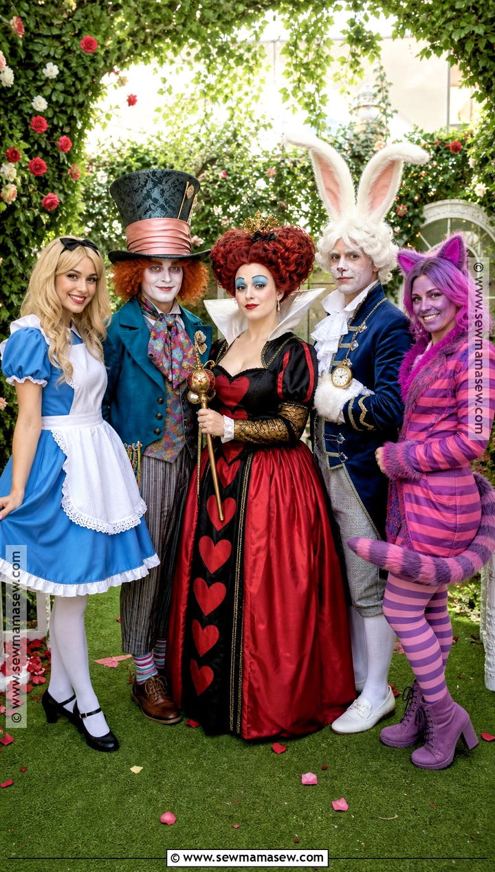 Alice In Wonderland Disney Group Costume - 30 disney group costumes