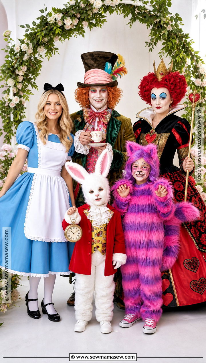 Alice In Wonderland Family Costume - 45 family costume ideas
