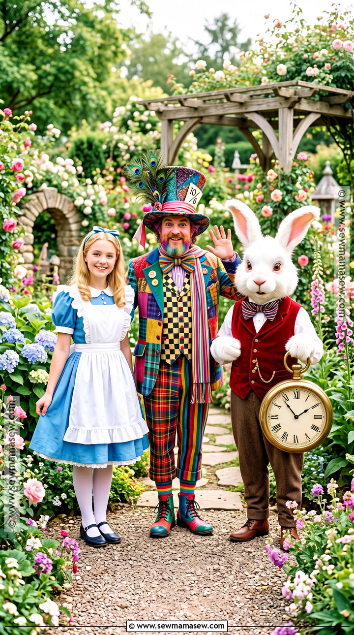 Alice In Wonderland Family Costume - 30 family costumes for 3