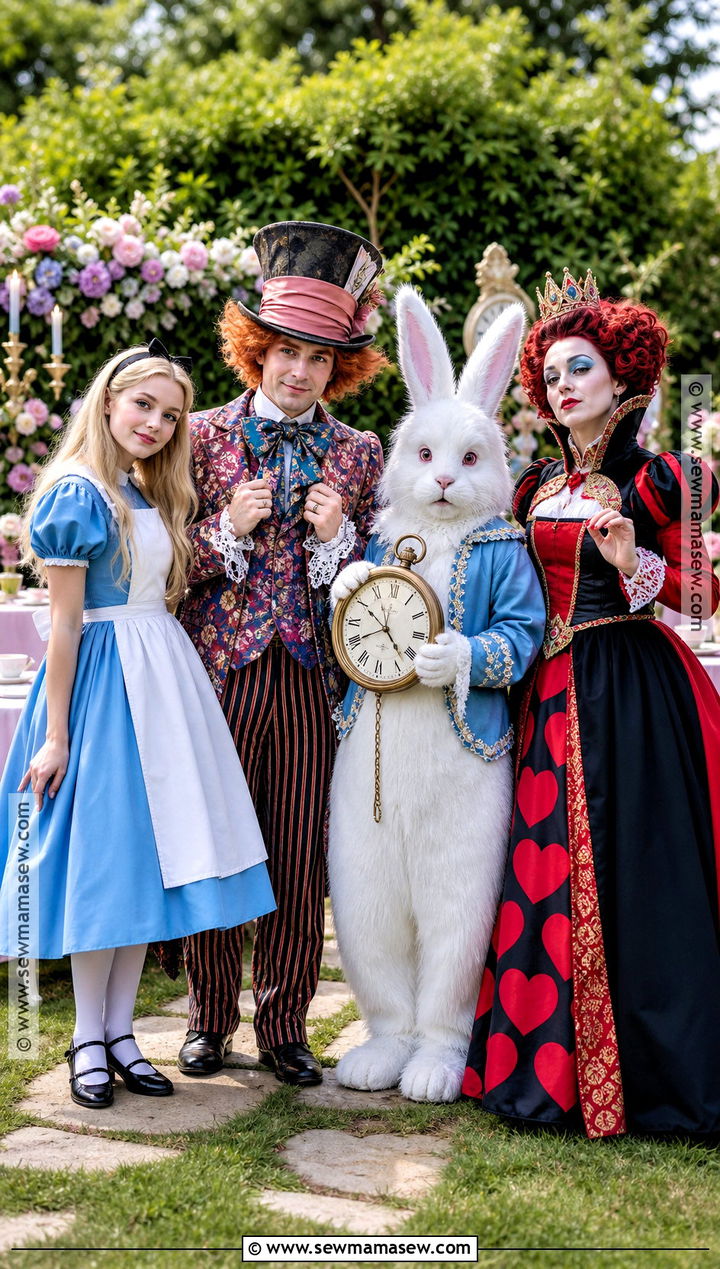 Alice In Wonderland Family Costume - 35 family halloween costume ideas
