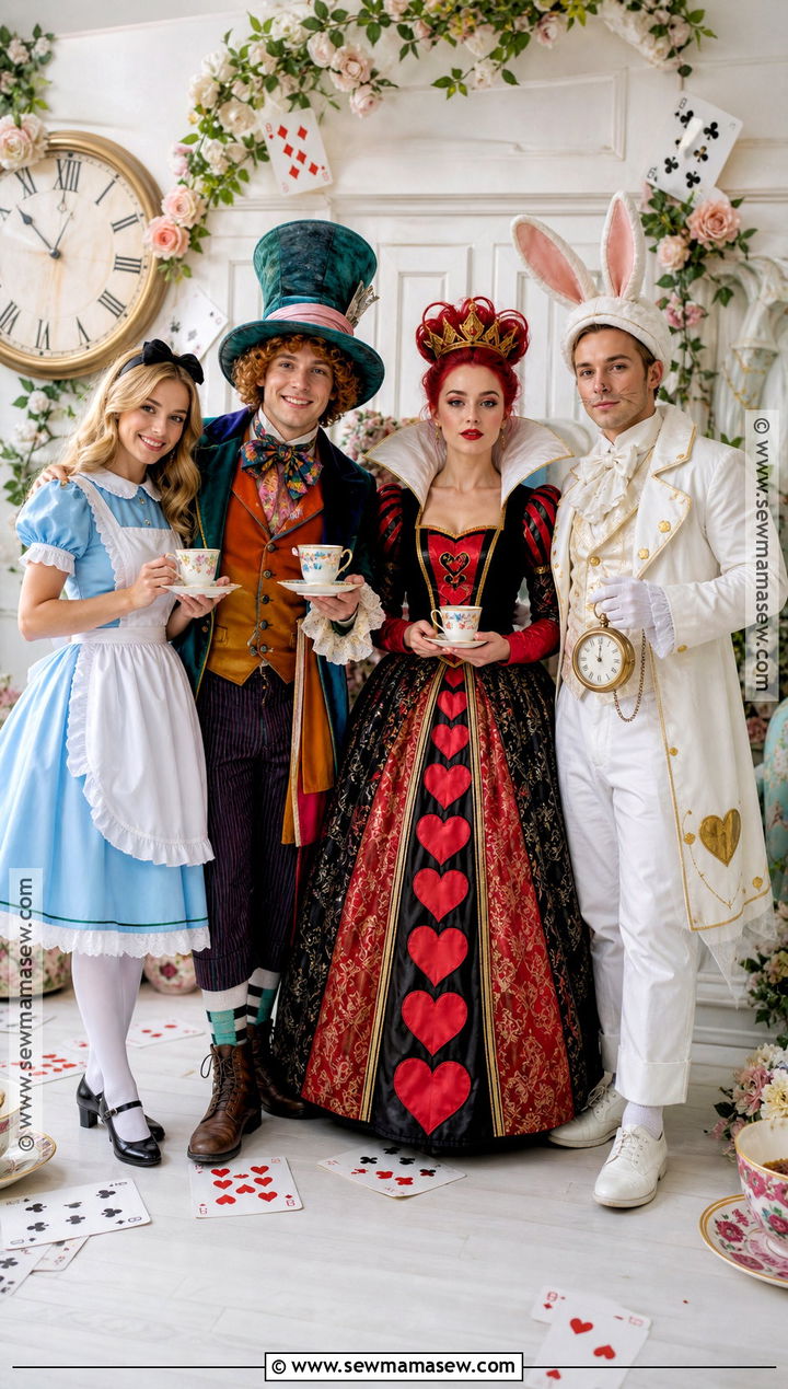 Alice In Wonderland Group Costume - 30 costume ideas for 4 for friends