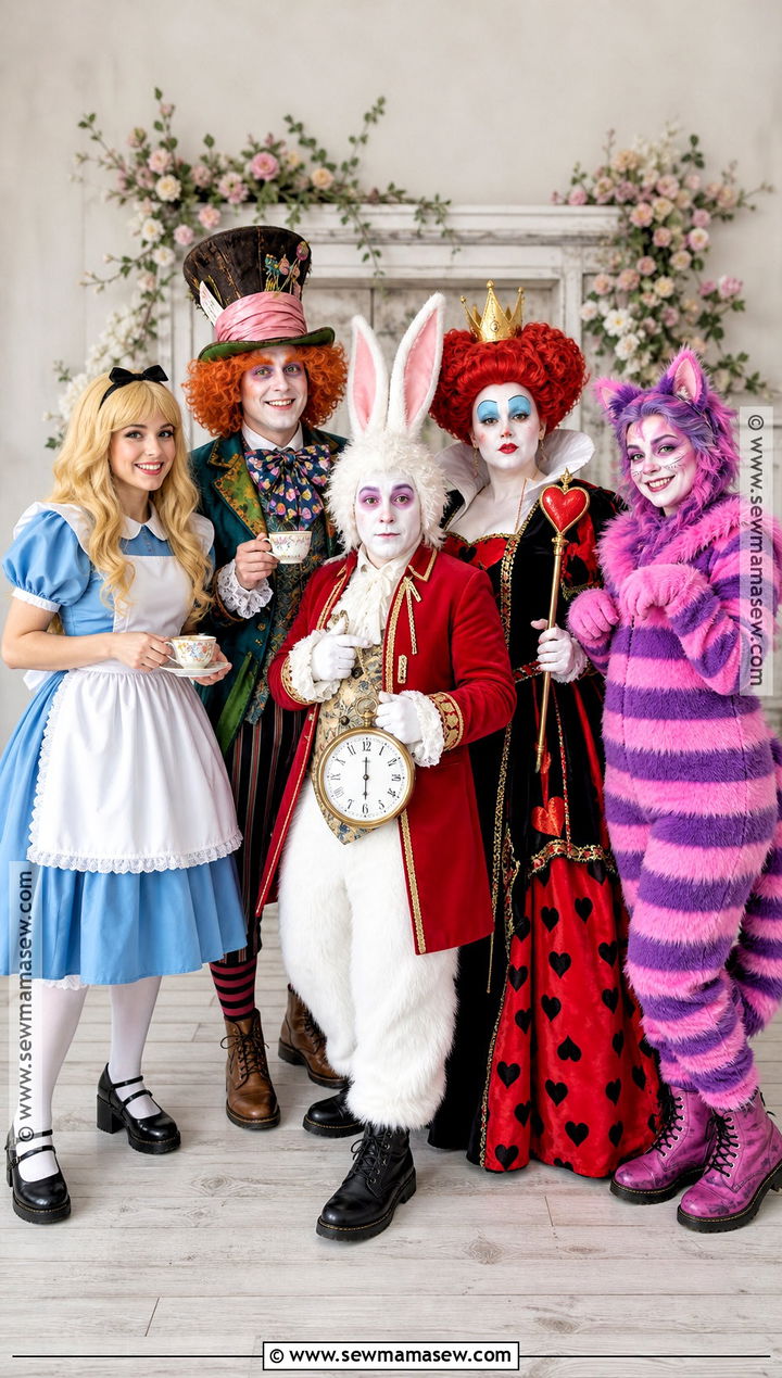Alice In Wonderland Group Costume - 50 group costume ideas