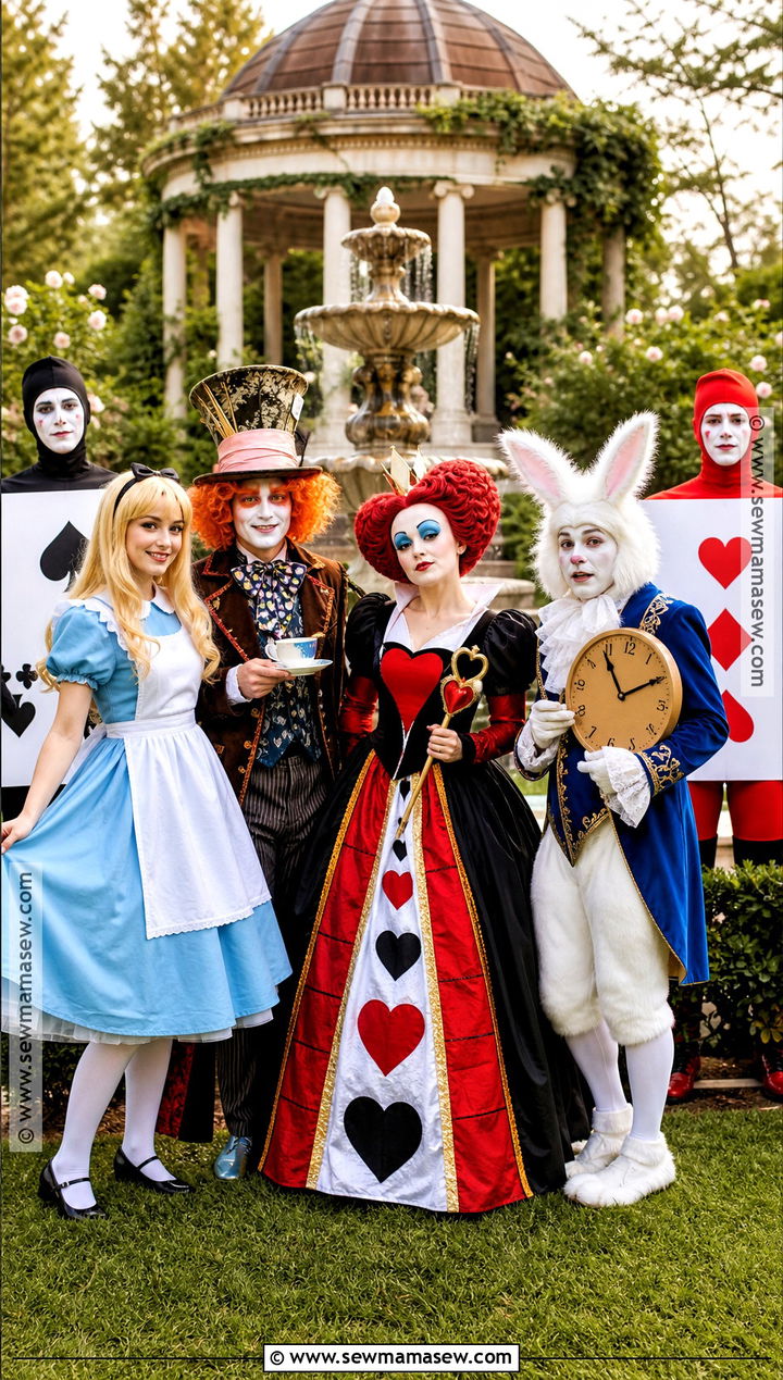Alice In Wonderland Group Costume - 30 Group Dress Up Ideas