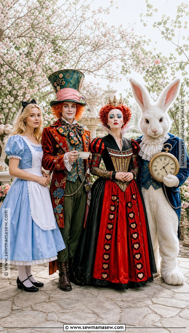 Alice In Wonderland Group Costume - 35 4 people costume ideas