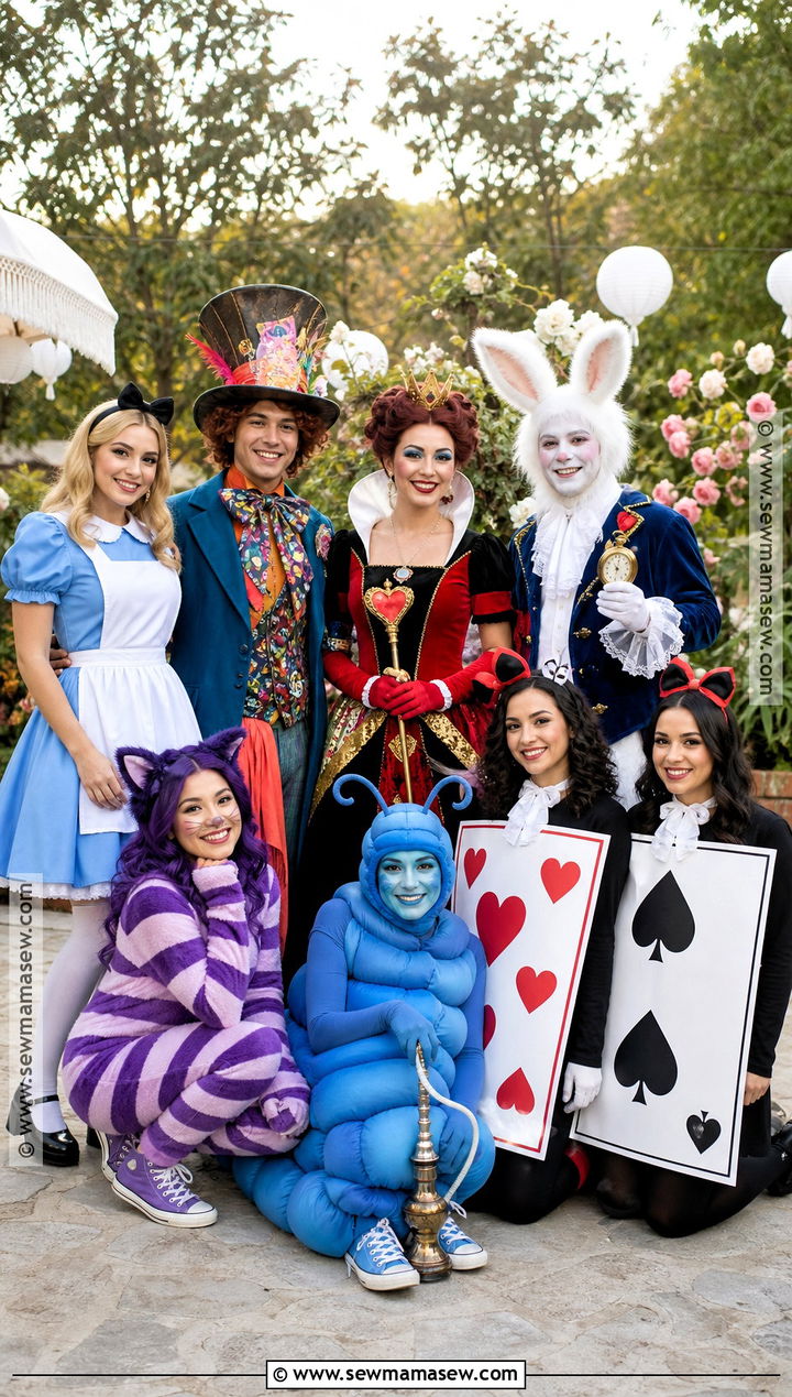 Alice In Wonderland Group Costume - 35 alice in wonderland costume ideas