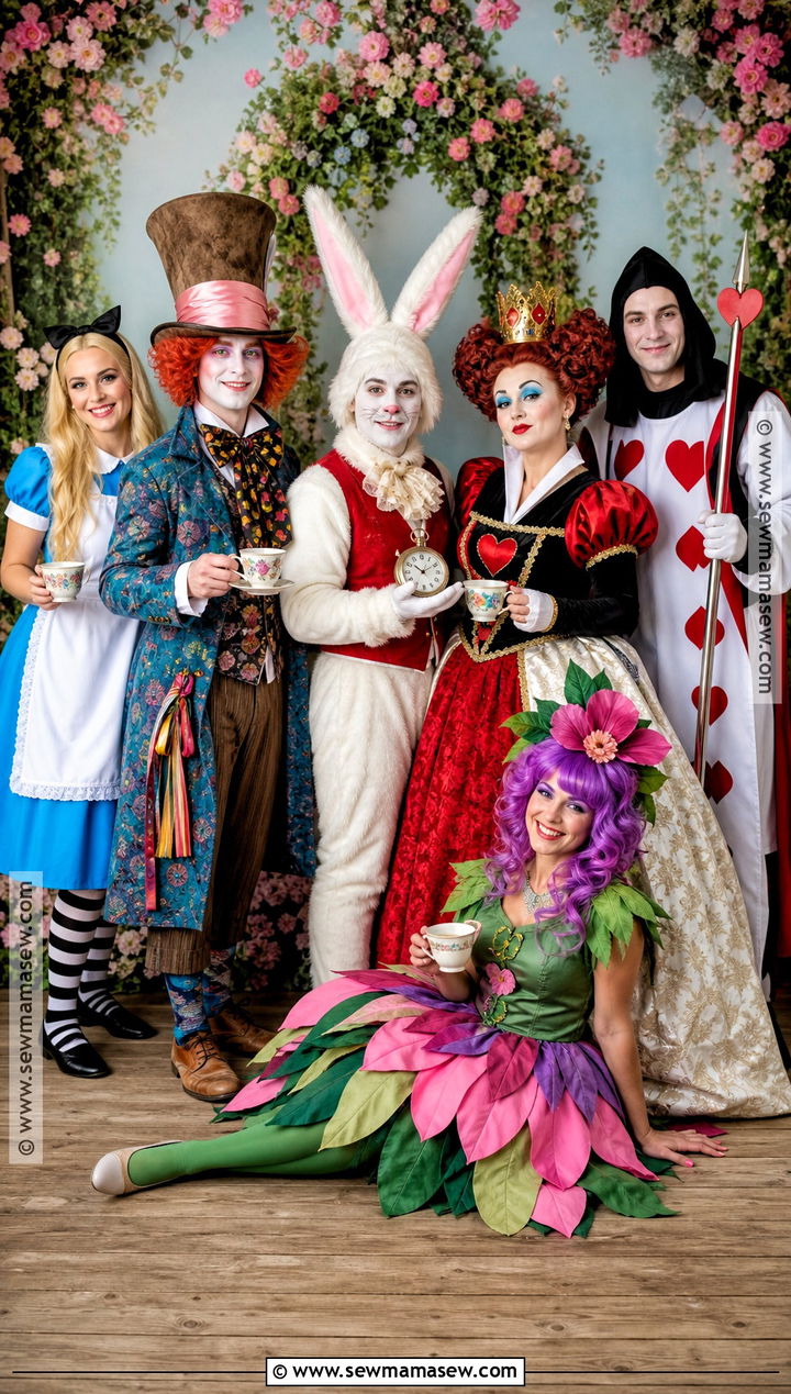 Alice In Wonderland Group Costume - 30 best group halloween costumes