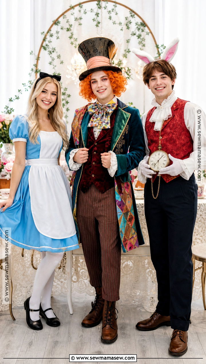 Alice In Wonderland Trio Costume - 35 Trio Outfits Halloween