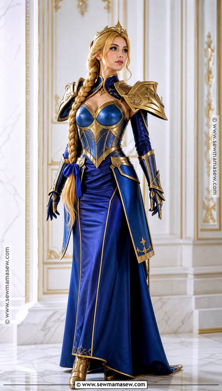 Alice Zuberg Cosplay With Blue Armor Dress - 30 seeu cosplay ideas