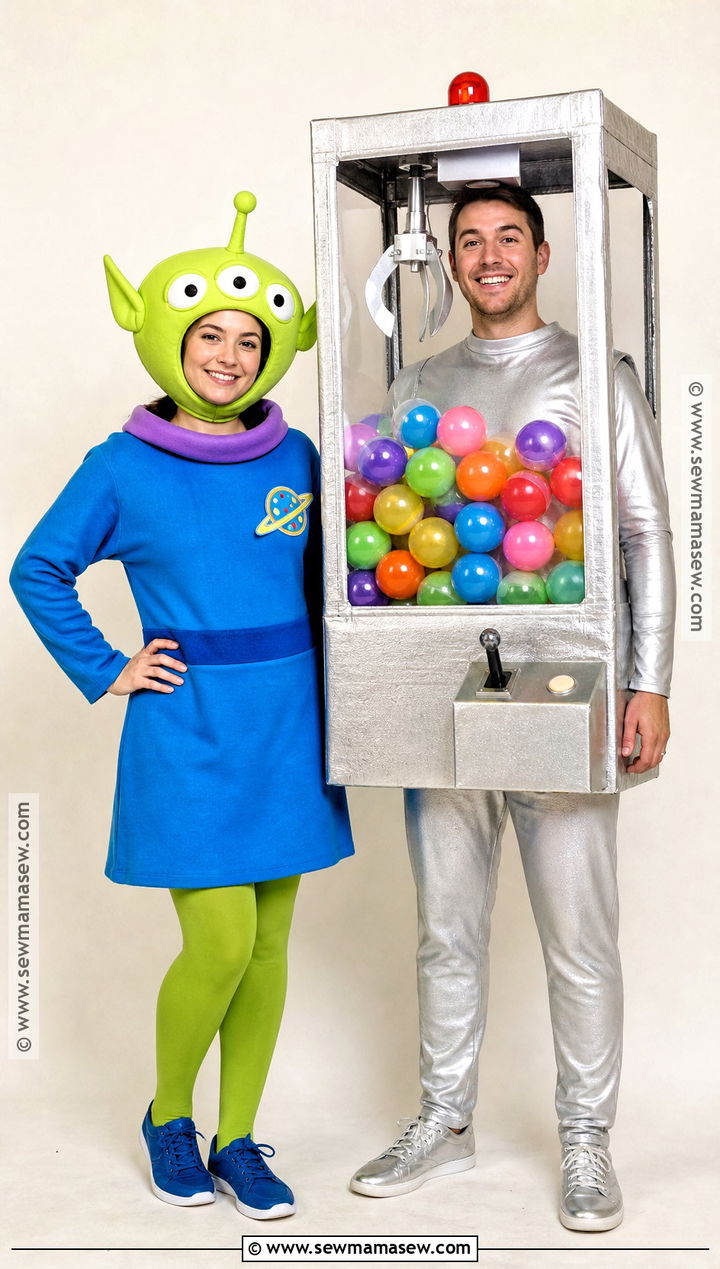 Alien And Claw Couple Costume - 30 aliens from toy story costume ideas