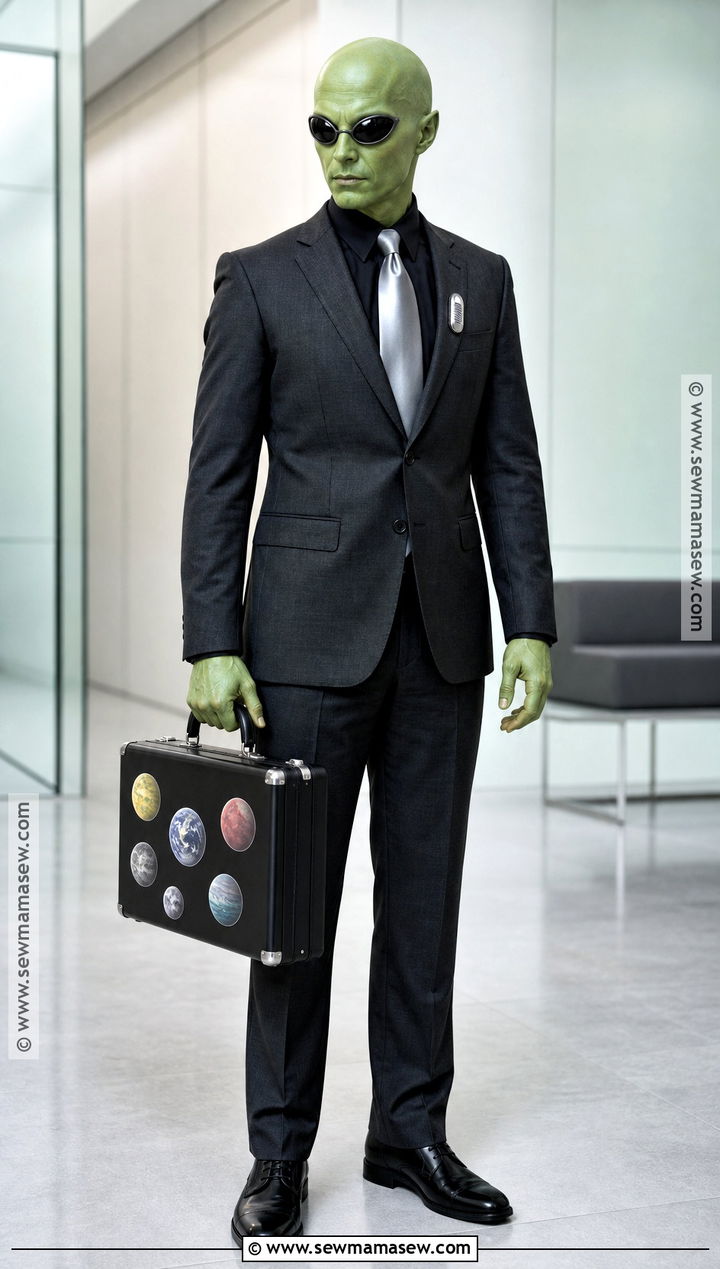 Alien Businessman Costume - 30 Alien Costume Ideas for Men