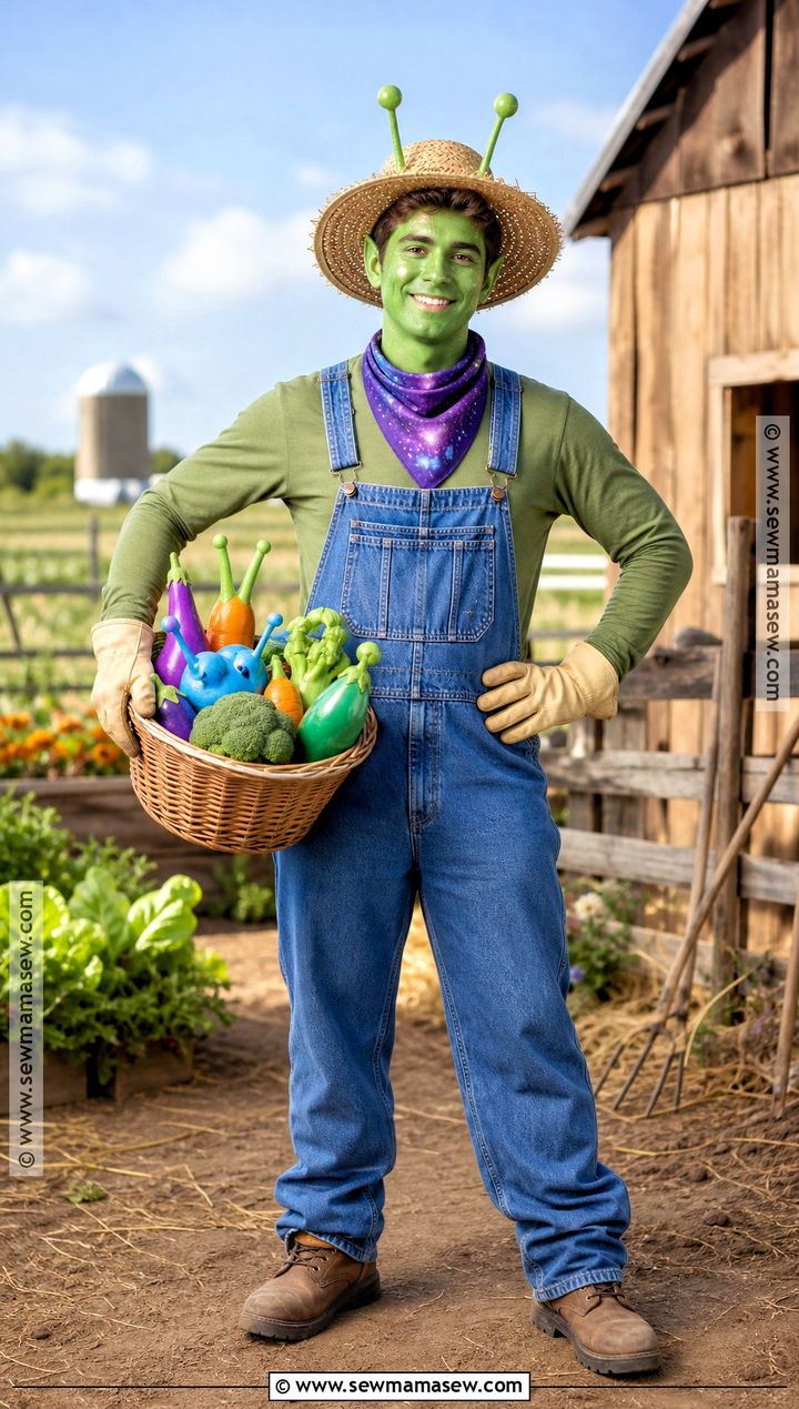 Alien Farmer Costume - 30 Alien Costume Ideas for Men