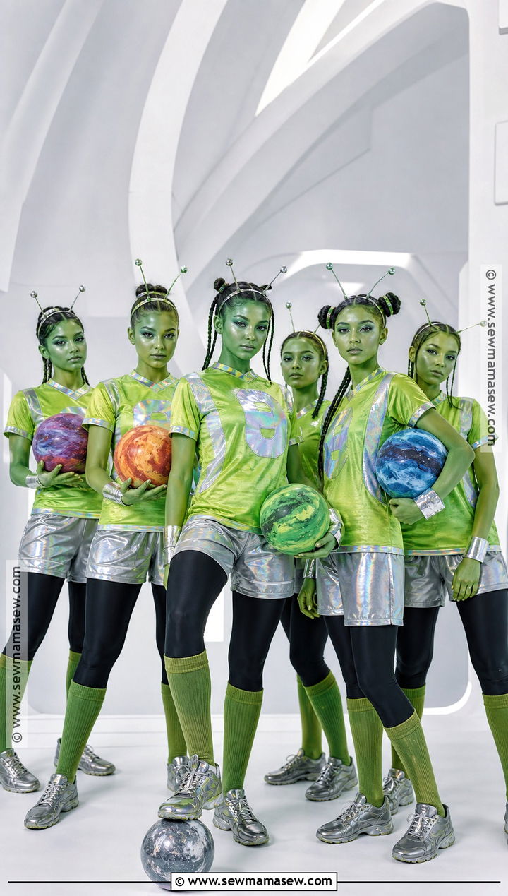 Alien Soccer Team Costume - 30 Soccer Team Halloween Costumes
