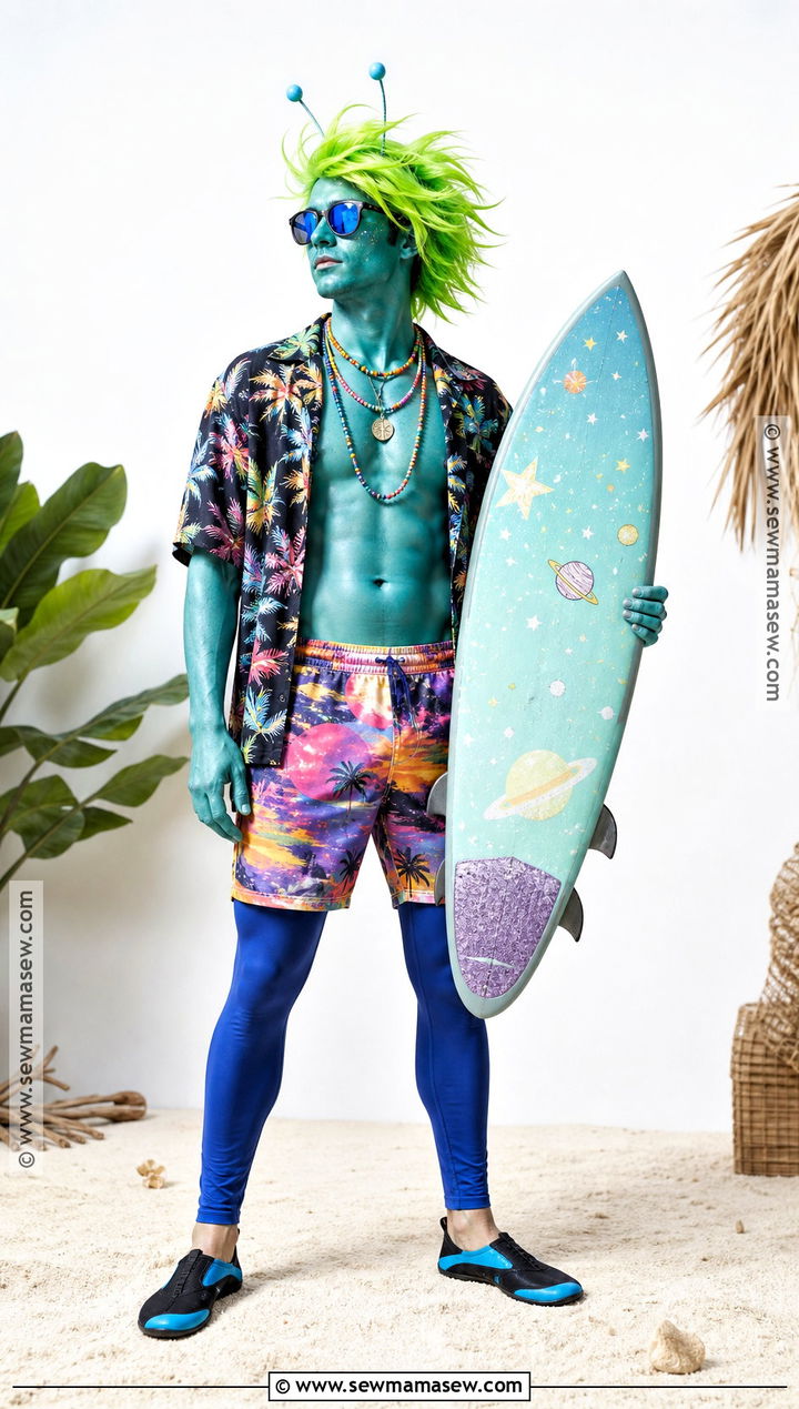 Alien Surfer Costume - 30 Alien Costume Ideas for Men