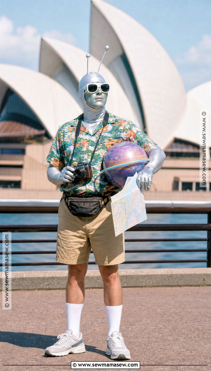 Alien Tourist Costume - 45 male halloween costumes