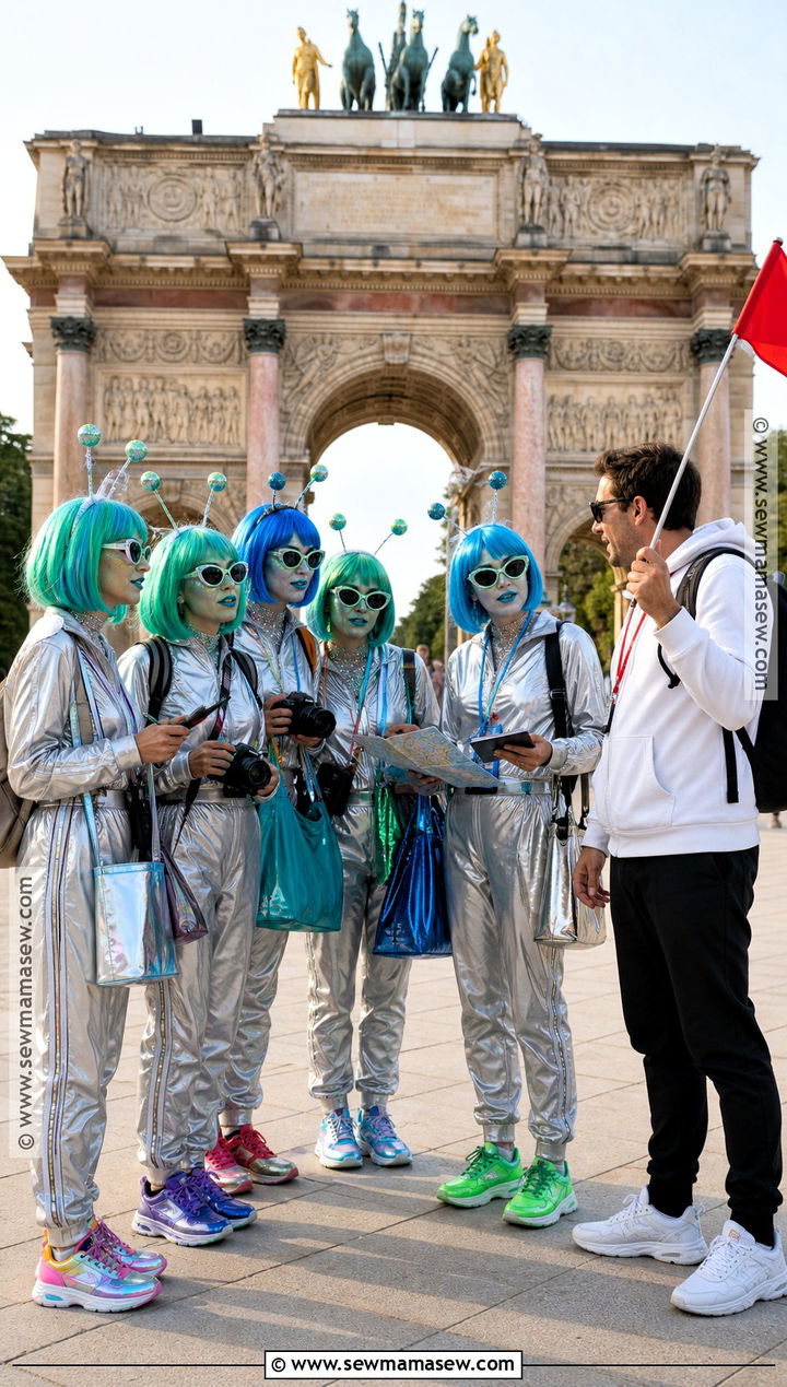 Alien Tourist Group Costume - 35 Funny Group Halloween Costumes