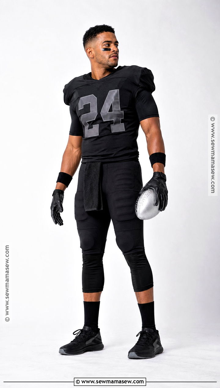 All Black Football Player Costume - 35 football player costume ideas