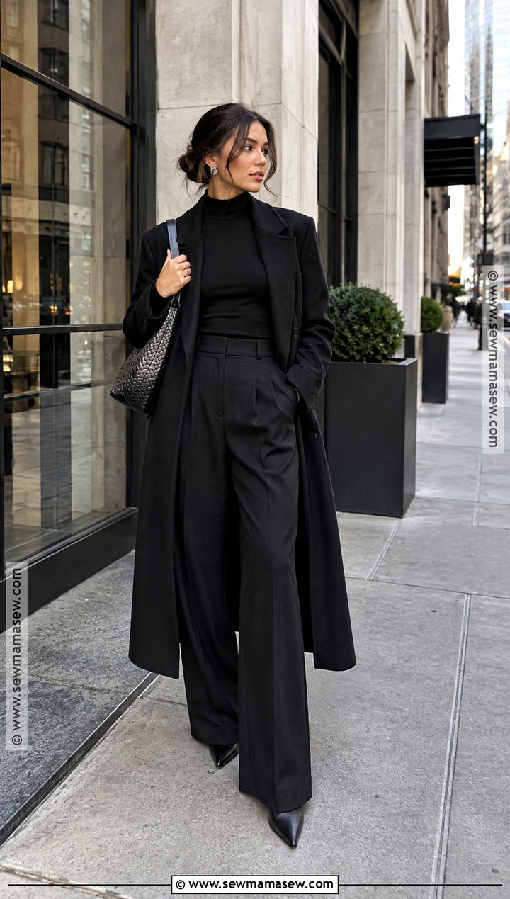 All Black New York November Outfit - 25 new york november outfit ideas