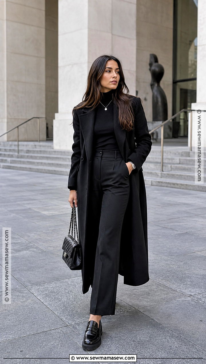 All Black New York Outfit - 20 new york in october outfits