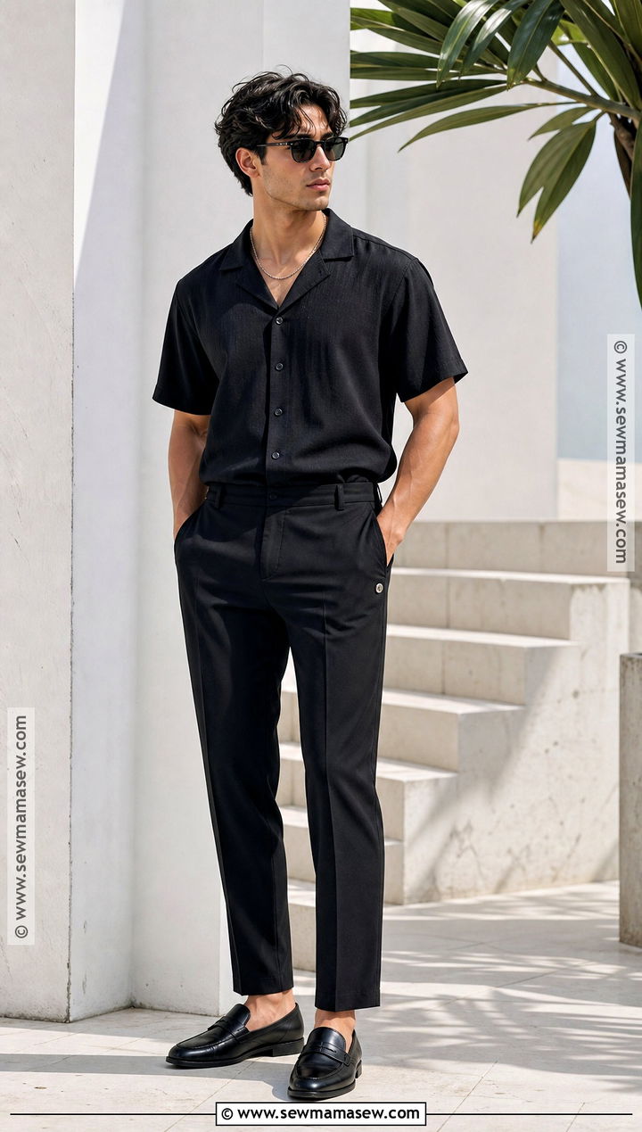All Black Summer Vampire Outfit - 30 modern vampire outfit ideas for men