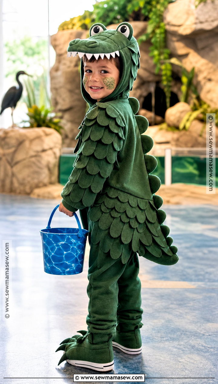 Alligator Costume - 45 boy halloween costumes
