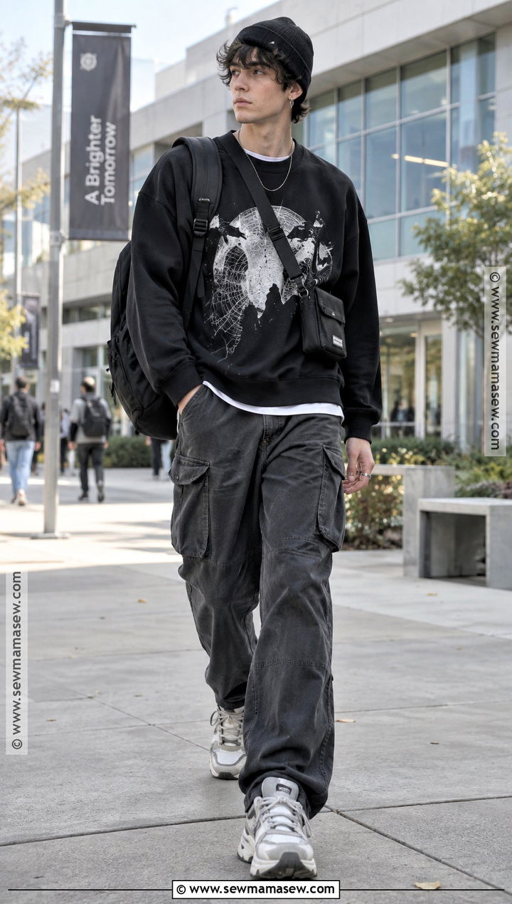 Alternative Streetwear School Outfit - 15 back to school outfits alternative