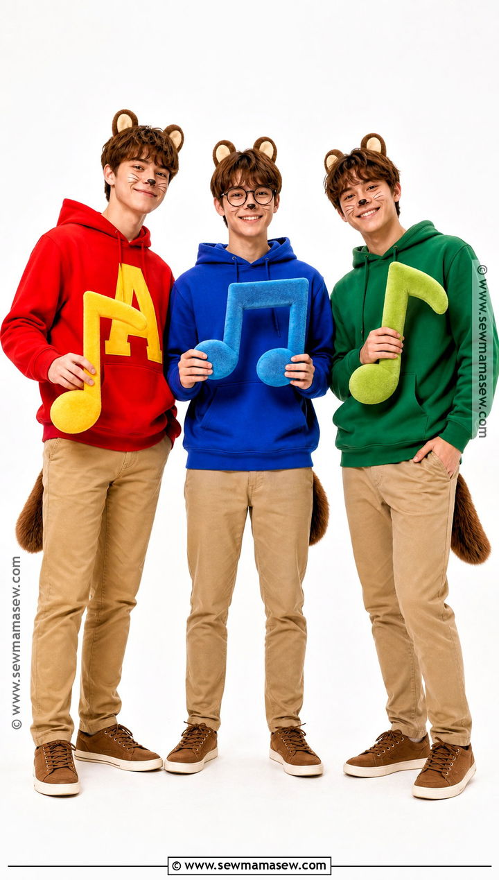 Alvin And The Chipmunks Costumes - 30 triplet halloween costumes