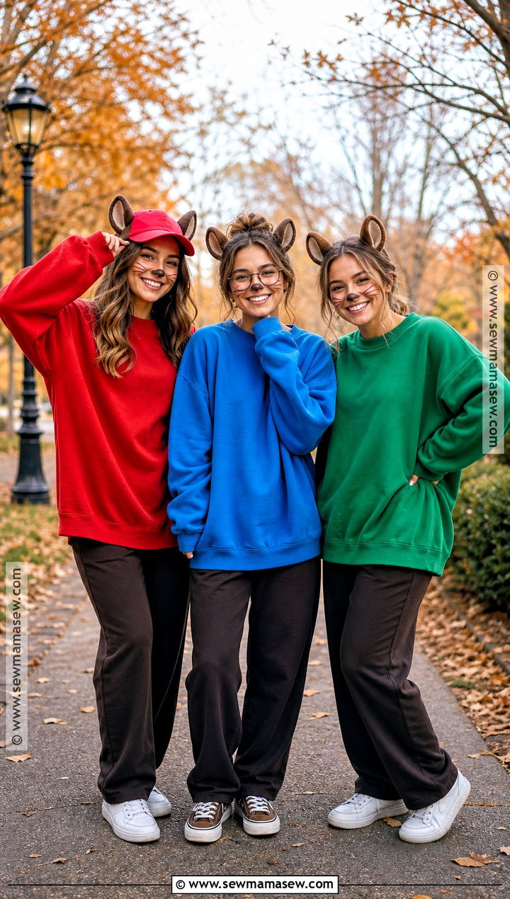 Alvin And The Chipmunks Halloween Outfit - 30 3 Ppl Halloween Outfits