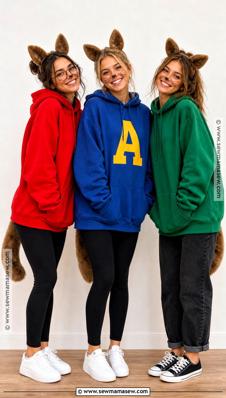 Alvin And The Chipmunks Trio Costume - 30 easy trio costumes