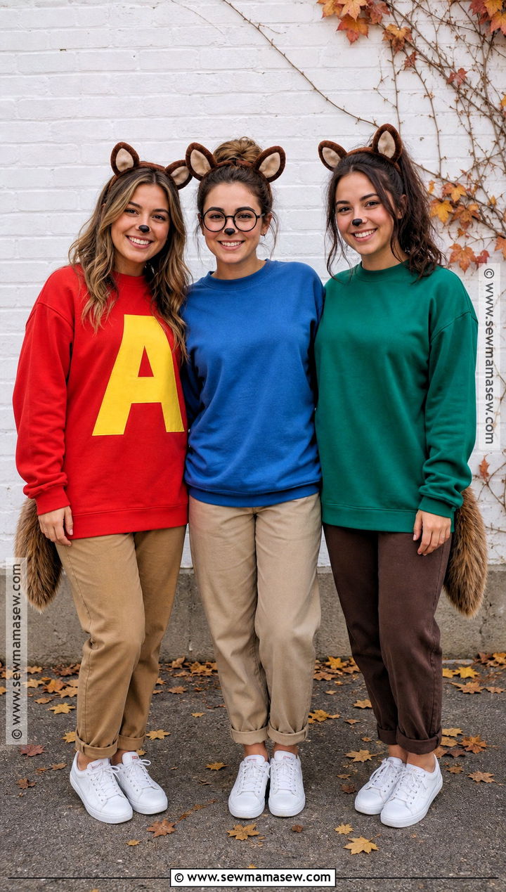 Alvin And The Chipmunks Trio Costume - 35 Trio Outfits Halloween