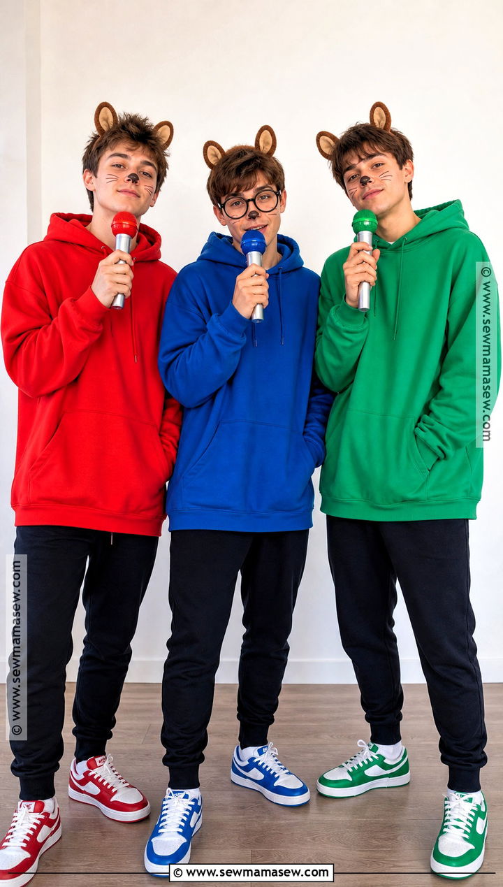 Alvin And The Chipmunks Trio Costume - 30 3 person halloween costume ideas