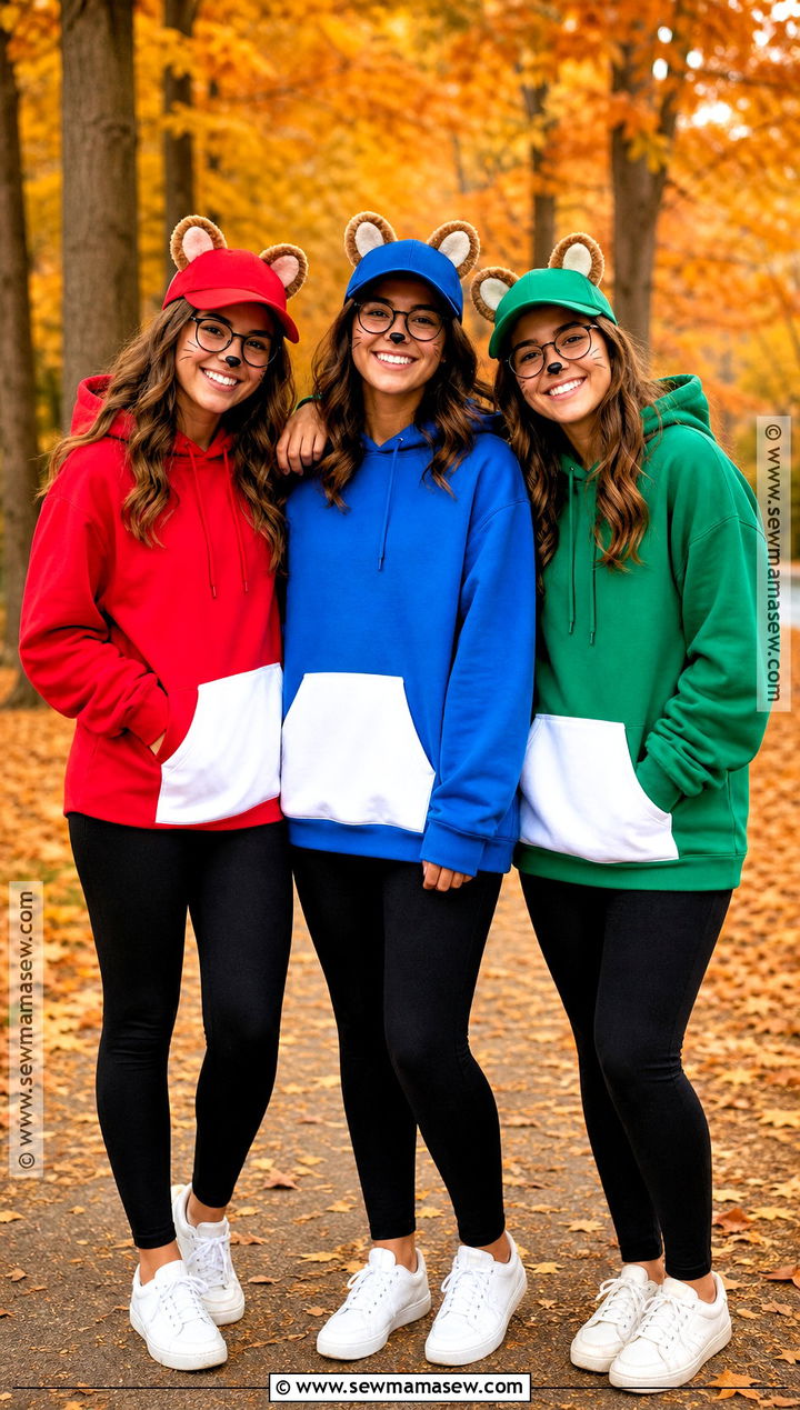 Alvin Simon And Theodore Trio Costume - 35 Trio Costumes Halloween