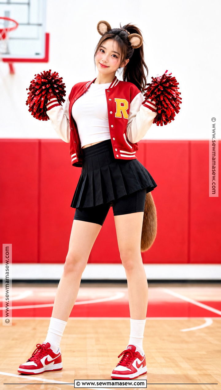Alvin Varsity Costume With Pleated Skirt - 35 Alvin And The Chipmunks Costume Ideas for Women